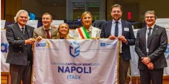 Napoli Capitale Europea dello Sport 2026 protagonista al Parlamento Europeo dell’Annual Awards Gala di ACES