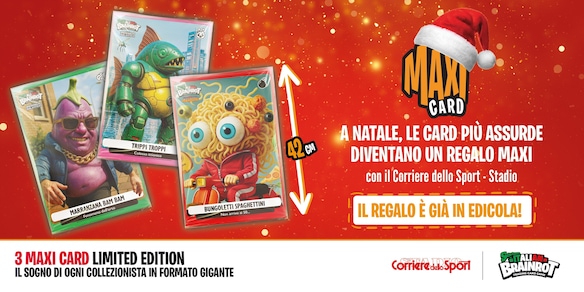 Maxi Card “Skifidol Italian Brainrot”, per la prima volta in edicola solo con il Corriere dello Sport–Stadio