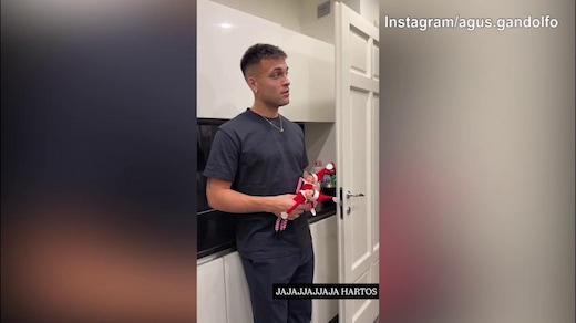 Lautaro con in mano i giochi, Agustina: "Stanchi..."