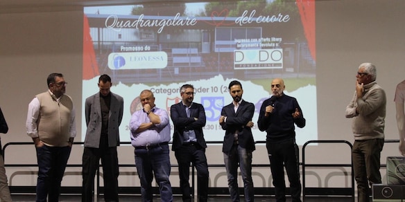 I giovani del Brescia in campo per il Quadrangolare del cuore