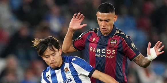 Liga, Real Sociedad beffata allo scadere: Kubo non basta, il Levante pareggia al 94'