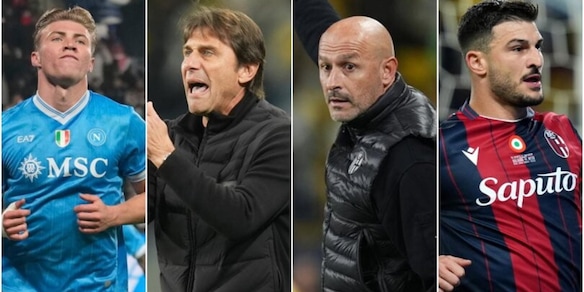 Napoli-Bologna, le formazioni ufficiali di Conte e Italiano