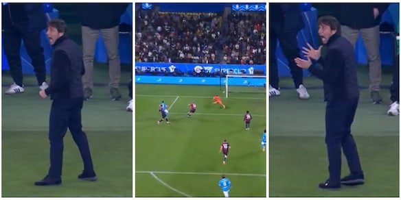 Elmas si divora il vantaggio in Supercoppa: la reazione di Conte in panchina è furiosa