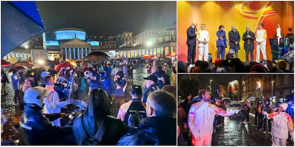 Milano-Cortina, grande entusiasmo a Napoli con Cannavaro ultimo tedoforo