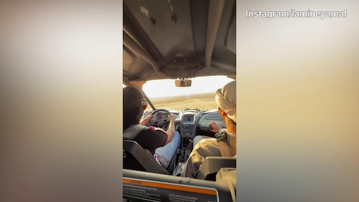 Barca, Yamal si gode l'escursione nel deserto