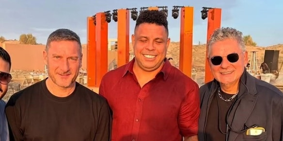 Totti con Ronaldo e Baggio a Dubai, la foto è virale: perché erano lì tutti e tre insieme