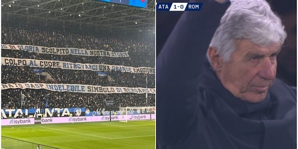 La bellissima accoglienza dei tifosi dell'Atalanta a Gasperini prima della sfida con la Roma
