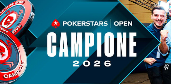 PokerStars Open Campione 2026: le date e i tornei principali