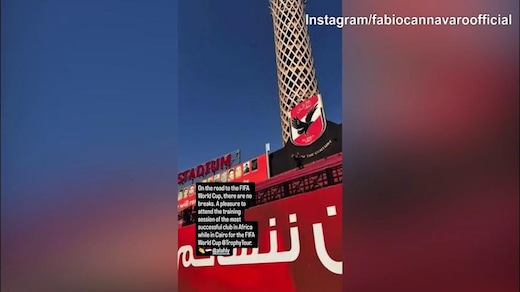 Egitto, Fabio Cannavaro testimonial della Coppa del Mondo