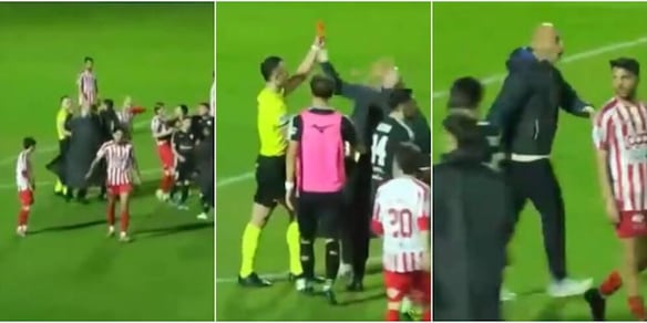 La manata all'arbitro costa carissima a Taurino della Virtus Francavilla: maxi squalifica