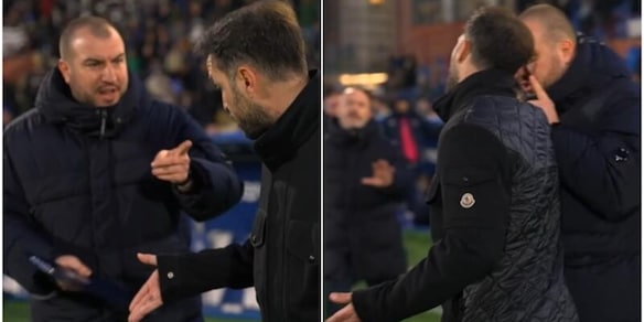 Scintille tra Fabregas e il team manager del Bologna: battibecco a bordocampo dopo il fischio finale