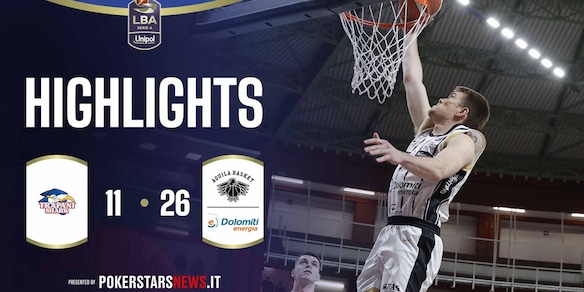 Trapani Shark - Dolomiti Energia Trentino | PokerstarsNews Highlights Serie A Unipol 2025/2026