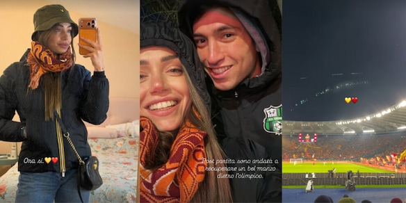 La curiosa storia di Roma-Sassuolo: la fidanzata in Curva Sud, il ragazzo in campo per Grosso. Ecco chi sono