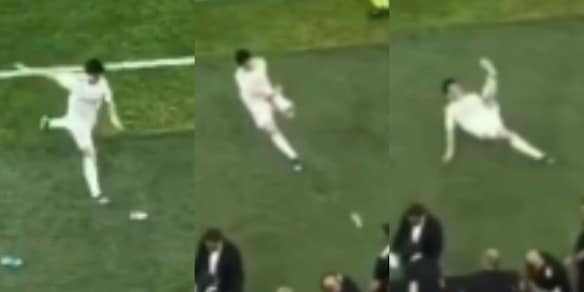 Guler, che imbarazzo: prende a calci una bottiglia e scivola per terra. I social non perdonano