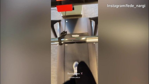 Federica Nargi-Ale Matri, la mattinata inizia in...palestra