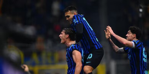 L'Inter supera il Lecce. Il Napoli pareggia contro il Parma