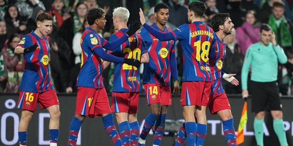 Coppa del Re, il Barcellona passa a Santander. Sadiq trascina il Valencia