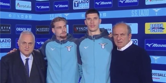 La Lazio presenta Ratkov e Taylor: "Pronti per questa sfida"