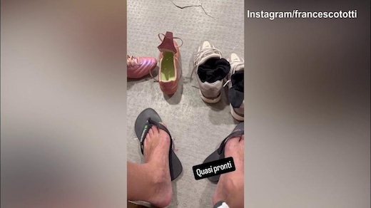 Totti pronto a rimettersi gli scarpini da calcio