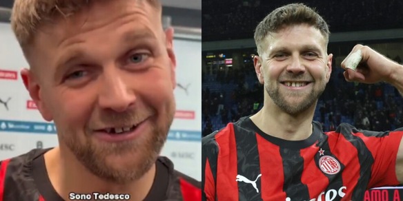 Fullkrug, il siparietto virale sui social: "Dito rotto? Sono tedesco, quindi..."