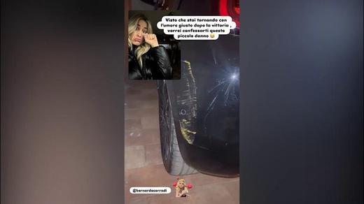 Corradi, auto danneggiata: la confessione di Elena Santarelli
