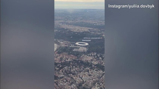 Lady Dovbyk sopra l'Olimpico: "Mi mancherai, ma ci vedremo presto"