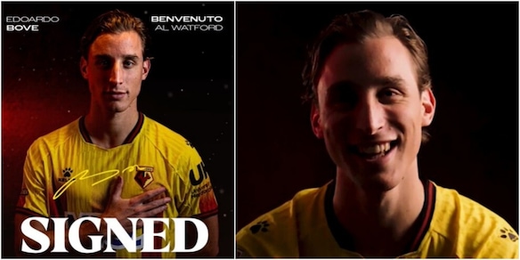 Bove al Watford, è ufficiale l'ingaggio dell'ex Roma: "Non vedo l'ora di giocare"