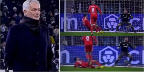 Benfica, clamoroso errore di Pavlidis dal dischetto contro la Juve: Mourinho resta di sasso