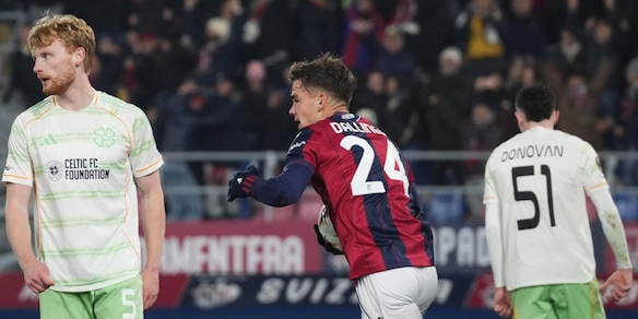 Il Bologna è aritmeticamente ai playoff: 2-2 in rimonta con rimpianto contro il Celtic in dieci uomini