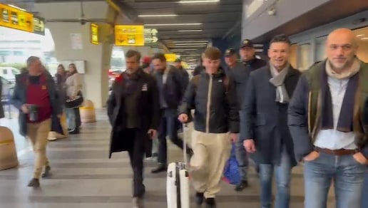 Roma, l'arrivo di Venturino nella Capitale