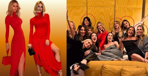 Michelle Hunziker compie 49 anni. Abito riciclato da 3mila euro e festa con Ilary Blasi