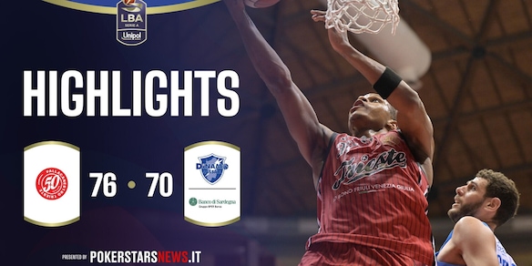 Pallacanestro Trieste - Banco di Saredgna Sassari | PokerstarsNews Highlights Serie A Unipol 2025/2026
