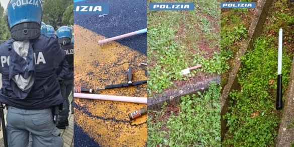 Scontri tra tifosi Lazio e ultras Napoli in autostrada: bloccati 80 supporter biancocelesti con coltelli e petardi