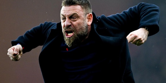 "Ho fatto casino", la battuta di De Rossi in tv dopo la folle vittoria contro il Bologna