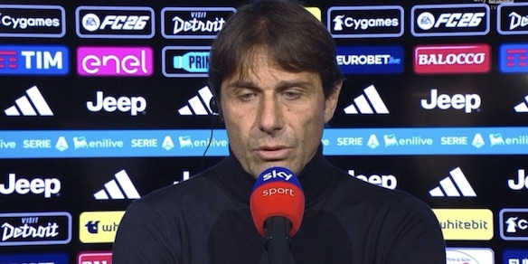 Conte e la risposta stizzita in diretta tv alla domanda sullo Scudetto: "Scusatemi, ma questa è..."