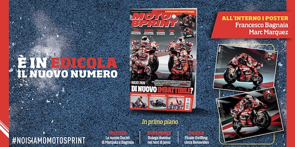 Non perdere Motosprint n.4: il poster della nuova Ducati MotoGP