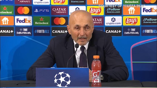 Spalletti: "Il dio del calcio punisce la presunzione"
