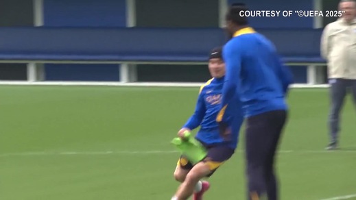 Inter, Barella: lieve risentimento al muscolo psoas della coscia destra