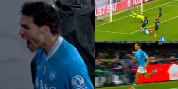 Vergara scatenato: le foto del primo gol con il Napoli che fa esplodere il Maradona