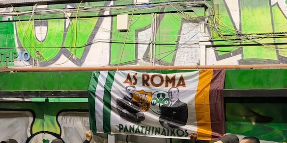 Roma, gemellaggio da brividi con il Panathinaikos