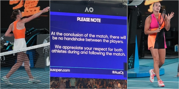 Sabalenka e Svitolina, altro che stretta di mano: l’incredibile annuncio sul tabellone della Rod Laver Arena