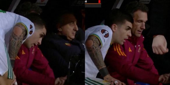 Mancini incredulo, non ci sta dopo il rosso: va subito in panchina per rivedere il fallo