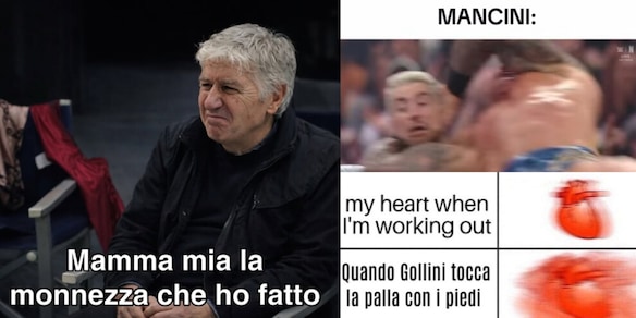 Roma agli ottavi con il brivido: Mancini, Ziolkowski e Gasperini, i tifosi si scatenano con i meme