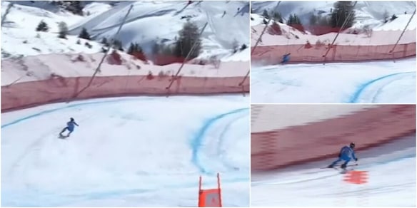 Paura Franzoni, che rischio a Crans-Montana: le foto dell'incidente sfiorato