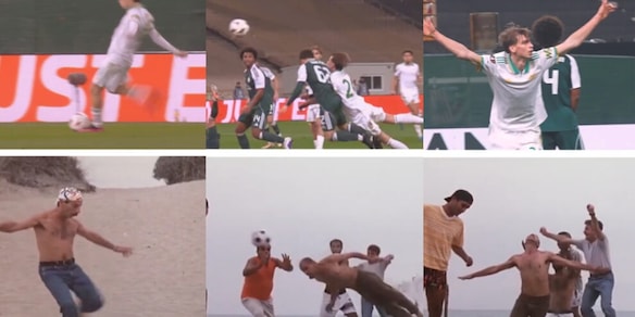 Ziolkowski come Aldo in "Tre uomini e una gamba": il video della Roma scatena i tifosi sui social