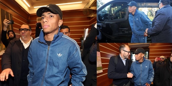 Alisson Santos a Villa Stuart per le visite mediche con il Napoli