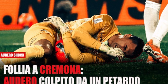 Follia a Cremona: Audero illeso per miracolo