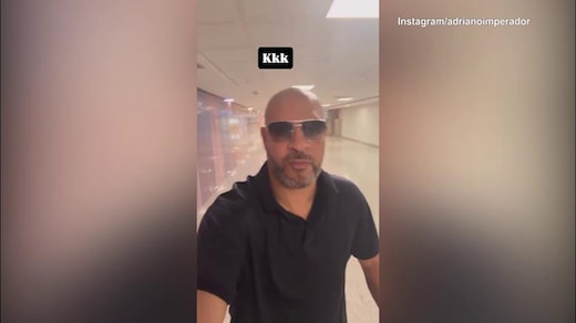 Adriano vola in Italia