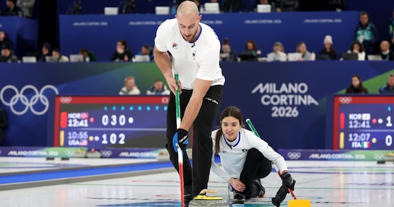 Olimpiadi Milano-Cortina, doppio misto curling: l'Italia batte la Corea del Sud con Constantini e Mosaner