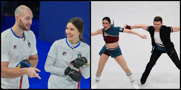 Milano-Cortina, per l'Italia doppia vittoria nel curling nel doppio misto e quinta posizione nel pattinaggio di figura